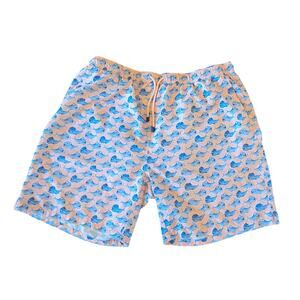 Peter Millar Seaside Gold Rush Swim Trunks XXL 40” Waist